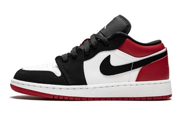 JORDAN 1 LOW BLACK TOE 2019 GS