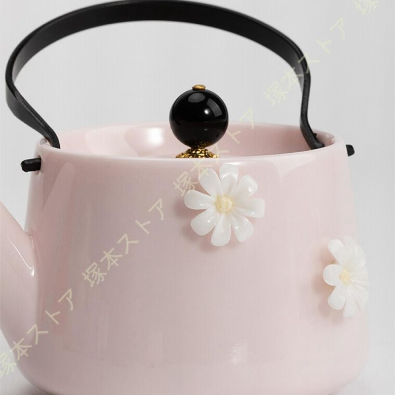 かわいい花柄の茶器5点セット 湯呑 急須 ポット 茶器 オシャレ かわいい花柄の茶器5点セット 湯呑 急須 ポット 茶器 オシャレ