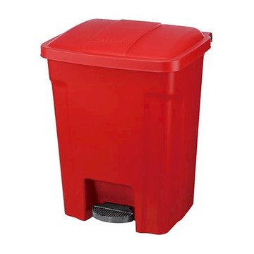 KEYWAY商用衛生踏式垃圾桶80L/紅/PSS080-2