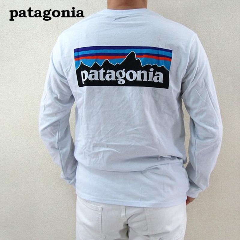 パタゴニア patagonia 長袖Tシャツ ロゴ・レスポンシビリティー M's L
