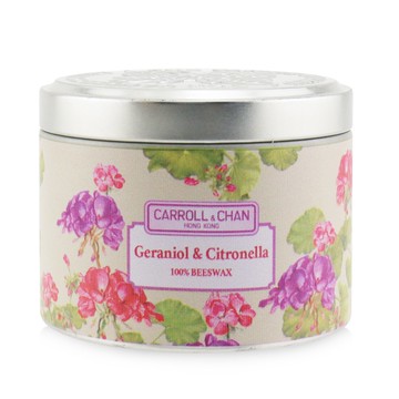 卡羅爾與陳 Carroll & Chan - 100%蜂蠟罐裝蠟燭 - 香草醇與香茅