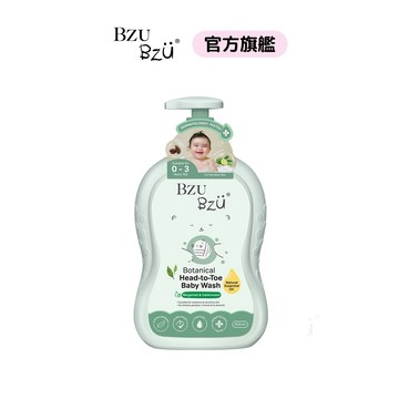 BZU BZU嬰兒天然植萃洗髮沐浴露600ml (滋潤升級)