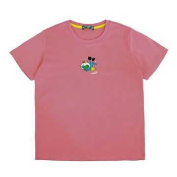 Crocodile Junior 小鱷魚童裝-鱷魚潛水圓領T-淺粉色 ( 931425-13 小碼款)