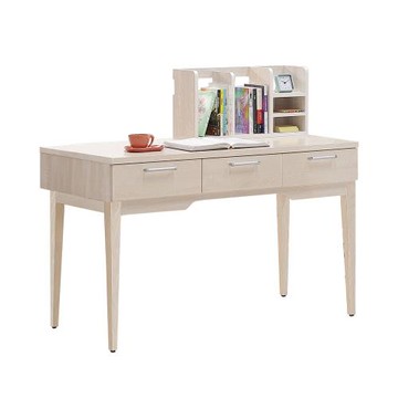 【唯熙傢俱】白辰鋼刷白4尺書桌