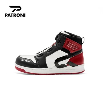 【PATRONI】極潮靴 SF2328RED 鞋面防水絕緣快旋鈕安全鞋