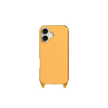 XOUXOU Clear系列 掛繩背帶手機殼 適用 iPhone 15 - 焦糖色