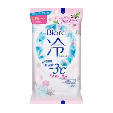 Biore -3涼感濕巾(清新花香)
