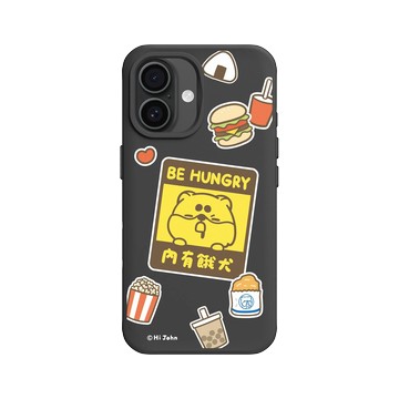 iPhone 16 SolidX 黑 - 嗨小強 Hi John - 內有餓犬