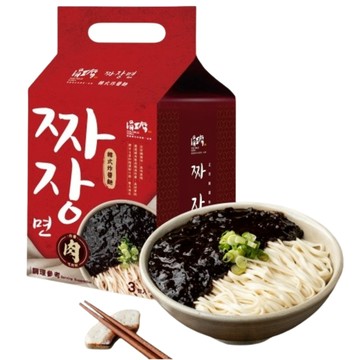 乾拌麵 【涓豆腐】韓式炸醬麵(3入/盒)