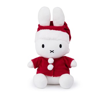 荷蘭 BON TON TOYS｜Miffy米菲兔填充玩偶-聖誕兔 33cm