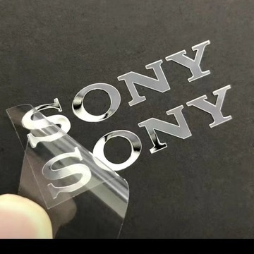 【台灣熱銷】UV轉印水晶標貼轉印貼紙鏤空字定製防水透明logo分離標籤茶禮盒標
