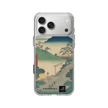 iPhone 17 Pro Max Clear Case（相機按鈕） 透明 - Van Gogh Museum - 浮世繪系列東海道五十三次名所圖會 - 歌川廣重