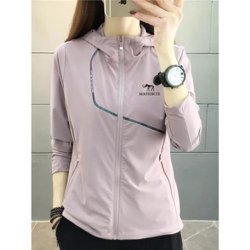 時尚夏季戶外女裝防曬衣彈力輕薄運動防紫外線長袖風衣旅行外套潮