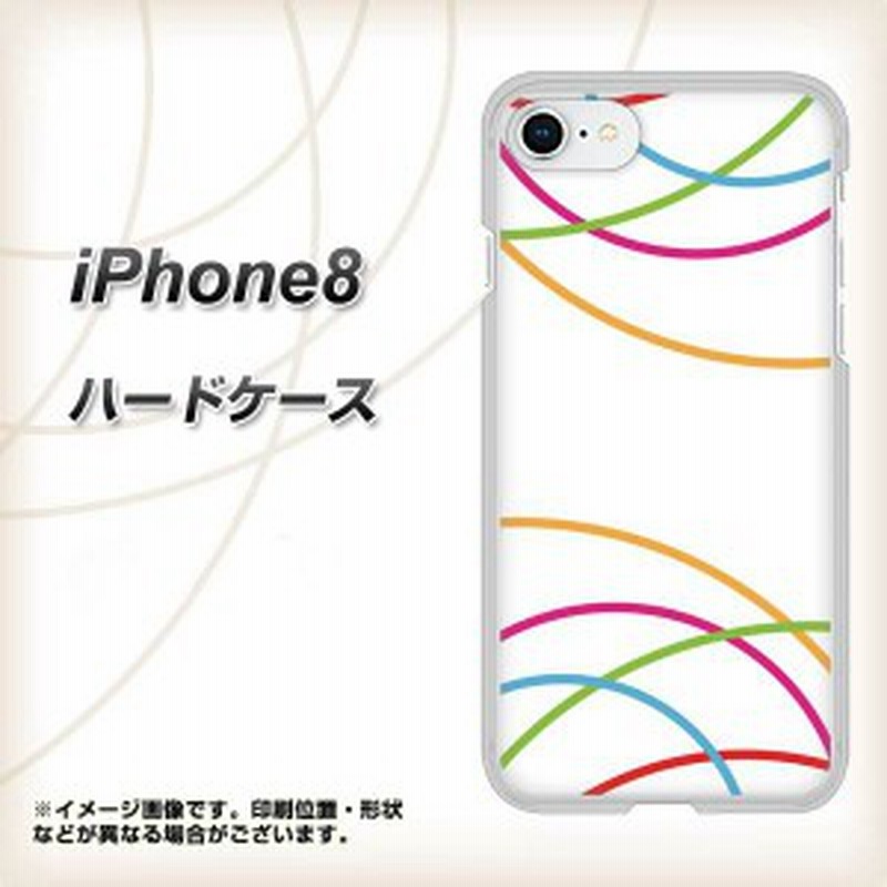 Iphone8 ハードケース カバー Ib912 重なり合う曲線 素材クリア アイフォン8 Iphone8用 通販 Lineポイント最大1 0 Get Lineショッピング