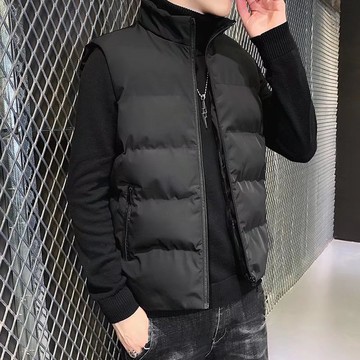 防風馬甲保暖馬甲 秋冬棉馬甲男韓版潮流短款男士馬甲 加棉保暖學生背心坎肩馬甲（RPC-M55）【壹號站】