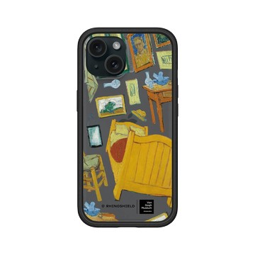 iPhone 15 Mod NX 黑 - Van Gogh Museum - 寢室-透明