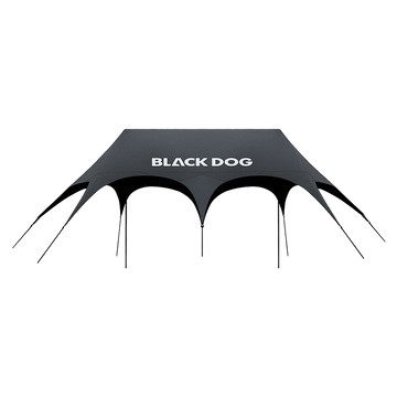 BLACK DOG 黑狗 雲漫碟型天幕  夜幕黑  中(800 x 500 x 260cm)