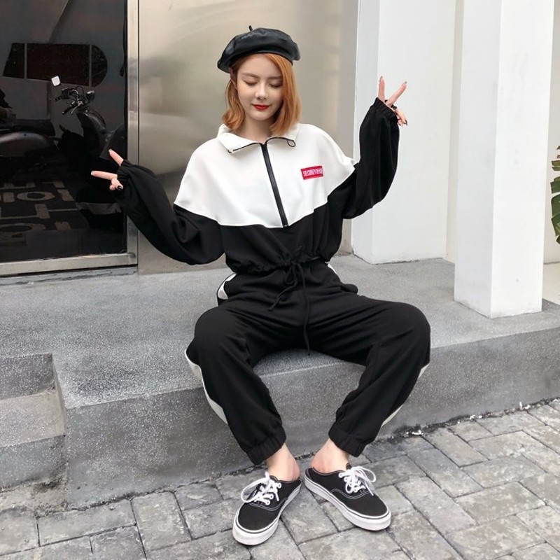 セットアップ ジャージ レディース 上下セット パンツ トップス 韓国ファッション スポーツウェア スウエット ルームウェア 部屋着 通販 Lineポイント最大0 5 Get Lineショッピング