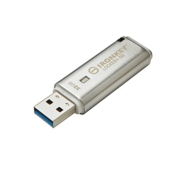 【Kingston】IronKey Locker+ 50 USB 32GB 加密 隨身碟