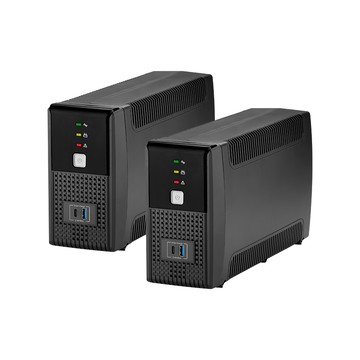 Aplus 斷電必備  在線互動式UPS Plus1E-US600N 600VA-兩入組  MIT製造