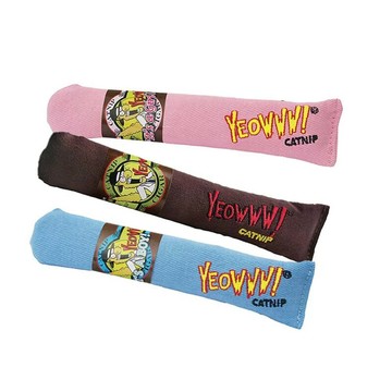 YEOWWW 【2入組】美國!瘋狂貓100%有機貓草-貓草棒(咖啡/粉紅/藍色)