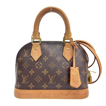 LOUIS VUITTON LV 路易威登 棕色 原花帆布 Alma BB 兩用包 M46990 【二手名牌BRAND OFF】