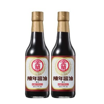 金蘭 陳年醬油(500ml)(2入組)