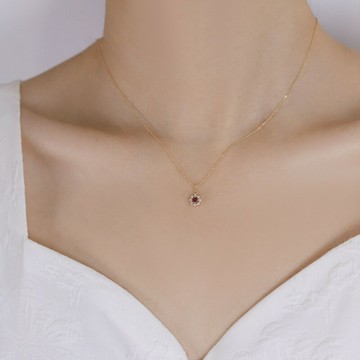 十四行詩｜花語流光之戀項鍊 S925銀 梧桐好物嚴選