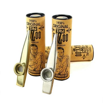 英國進口 Clarke 卡祖笛 Kazoo 金銀兩色 標準款 買一送兩片笛膜