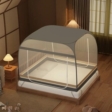 ⛺可開發票⛺蒙古包蚊帳 嬰兒蚊帳 新款蚊帳家用1.5米臥室免安裝懶人1.8牀全底可摺疊宿舍全封閉蚊帳