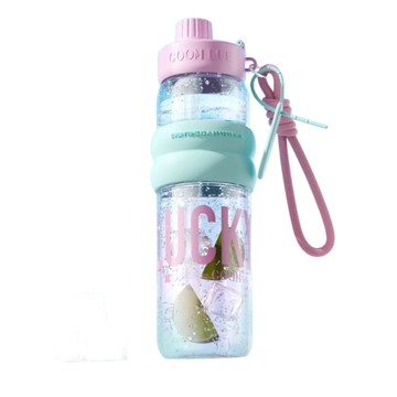 PP|Tritan材質 1100ml 手提掛繩水壺 健身冷水壺 耐摔透明水壺 戶外便攜冷水杯大容量水杯 吸管運動杯
