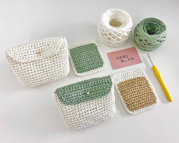 【DIY材料包】金扣翻蓋編織錢包卡夾 5色可選 多功能短夾零錢包