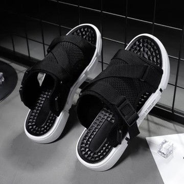 涼鞋男2025新款夏季ins潮流兩用外穿運動拖鞋男士越南羅馬沙灘鞋