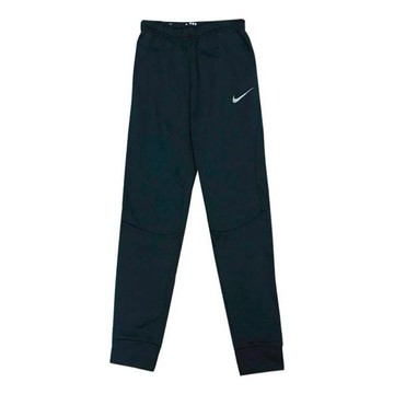 Nike Logo Straight Fleece Lined Casual Sports Pants Black