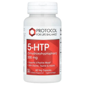 Protocol for Life Balance, 5-HTP，200毫克，60粒植物膠囊