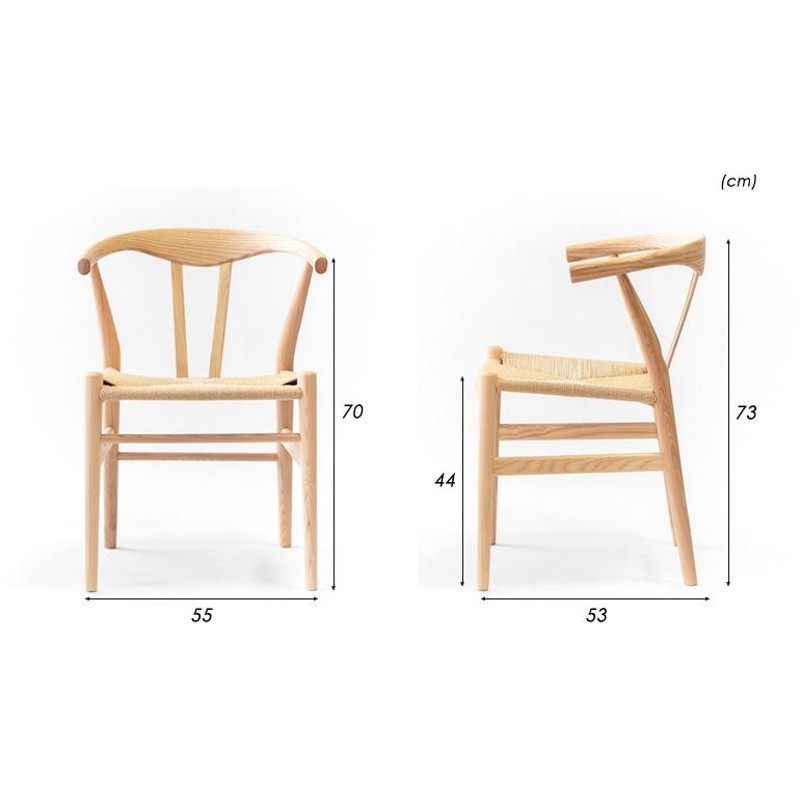 ダイニングチェア 無垢材 ウッド 北欧デザイン Yチェア 木製