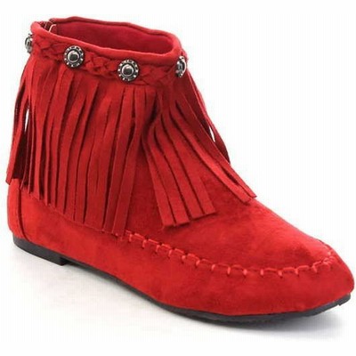 ブーツ シューズ 靴 海外厳選ブランド ベストon ファッション Lava 6 レディース Sassy Lace Up Moccasin Fリングe アンクルブーティーs Red Medsirat Com