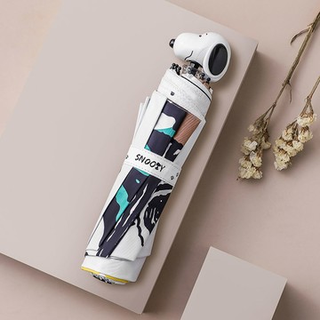 天藍小舖-史努比造型頭手動晴雨傘-共4色-$329【A11115515】