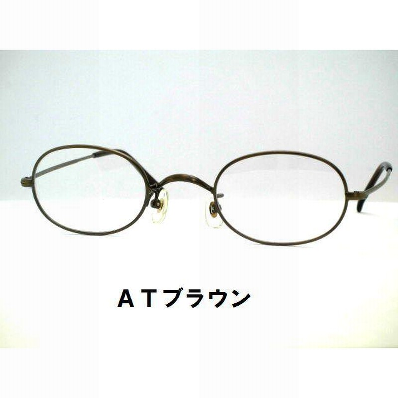 オーバル型 強度近視用メガネ