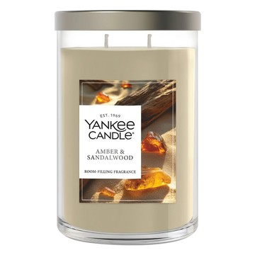 YANKee CANDLe 經典大號香氛蠟燭  1050.58g  1件  琥珀與檀香