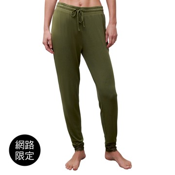 【Femilet】Laurel_睡衣睡褲 莫代爾家居長褲_S-L(NAEE0_C26橄欖綠)
