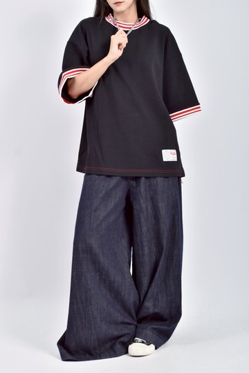 (XL) gcds質感棉質白紅黑色短袖上衣