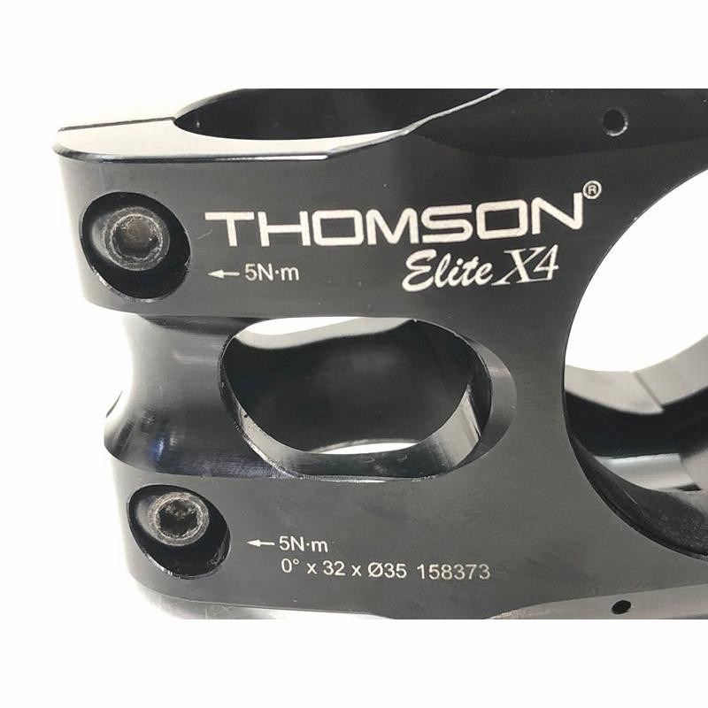 THOMSON 35㎜ X4 ステム 0° 32㎜ トムソン THOMSON ELITE X4 STEM｜ミズタニ自転車株式会社