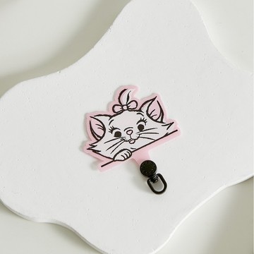 Disney Cats And Dogs-瑪麗貓款旋轉手機掛片/夾片