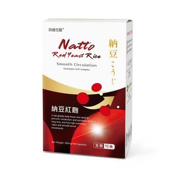【洰盛生醫】納豆紅麴 1入 (60顆/盒)