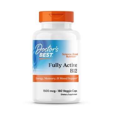 Doctor's Best Fully Active B12 1500 mcg - 180 Veggie Caps