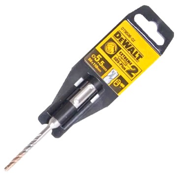 DEWALT 得偉 SDSPLUS 4溝水泥鑽頭 DT9508 5.5x50x110mm  1支