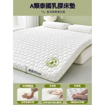 乳膠床墊 家用臥室（厚9cm）軟墊 租房專用榻榻米墊3 尺 ×6 尺 3