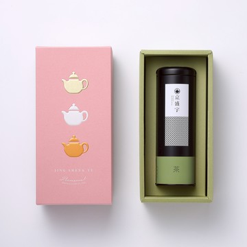 輕焙四季春 100g｜心願禮盒(粉)-單罐茶葉禮盒