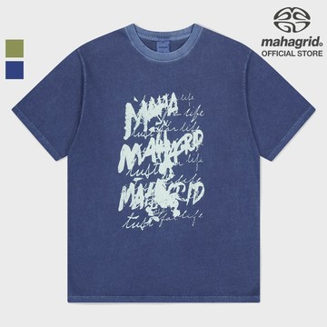 [MAHAGRID] Writer 顏料 T 恤_Unisex_Korean style